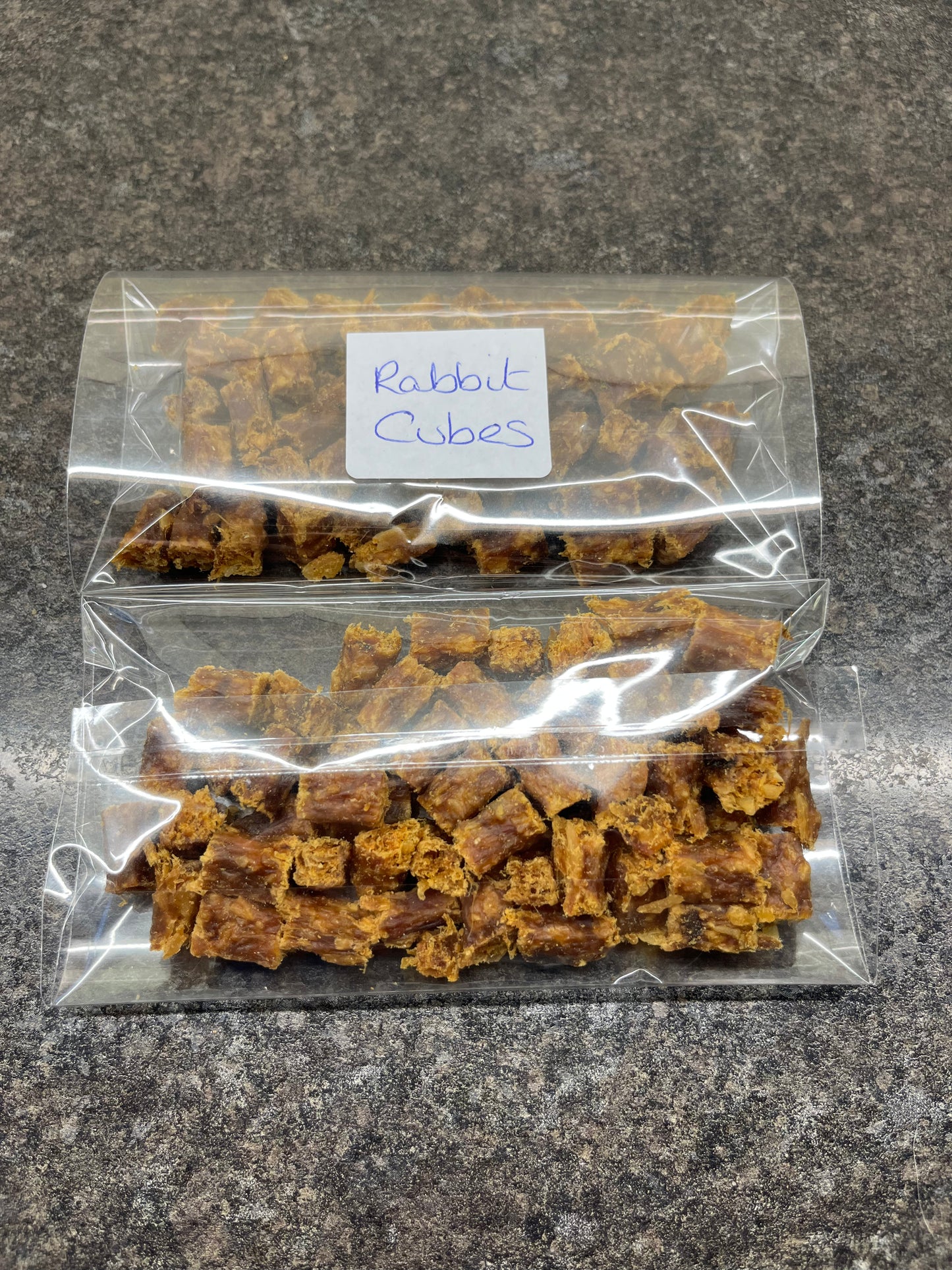 Rabbit Cubes  bagged